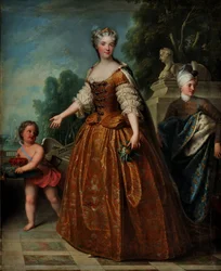 Portret van Marie Leszczyńska (1703-1768), koningin van Frankrijk